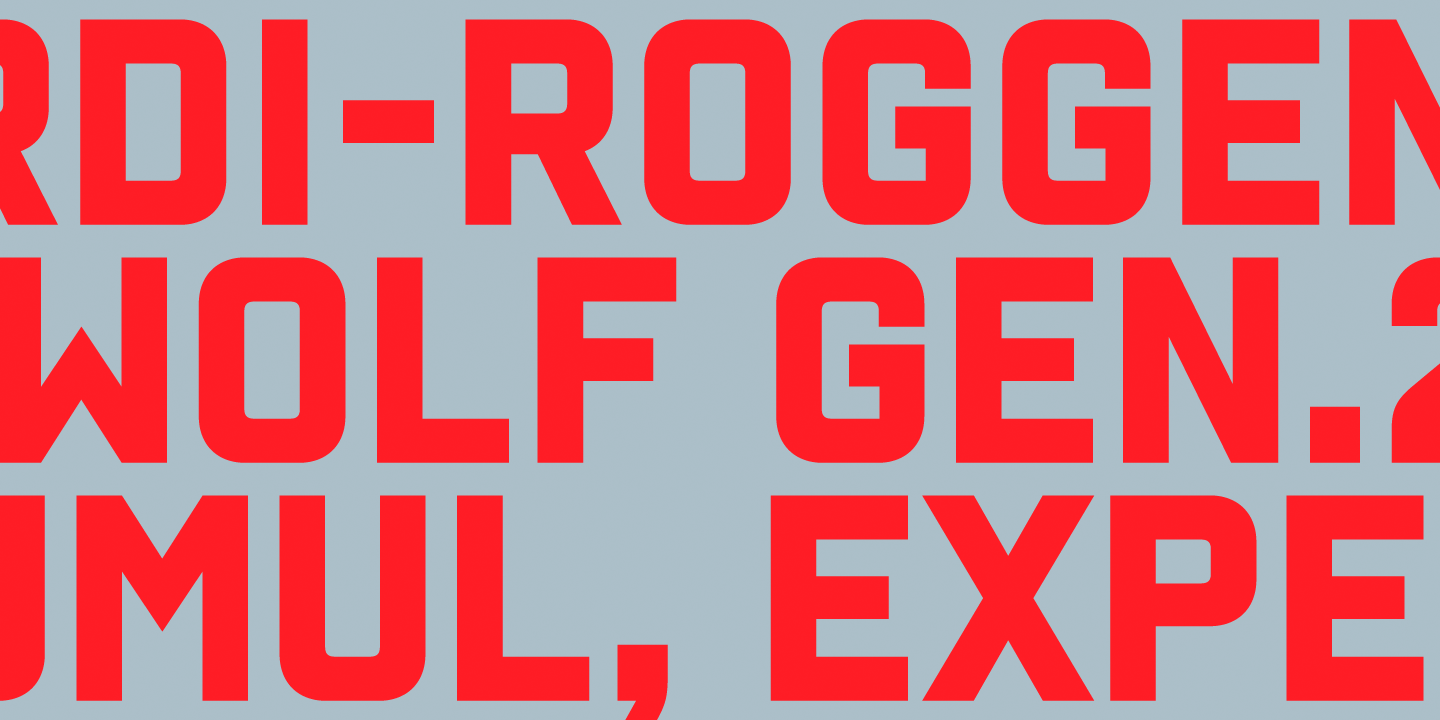 Reload Alt Font Poster #1