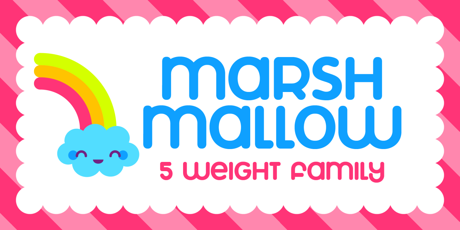 Marshmallow Family Font Poster #1
