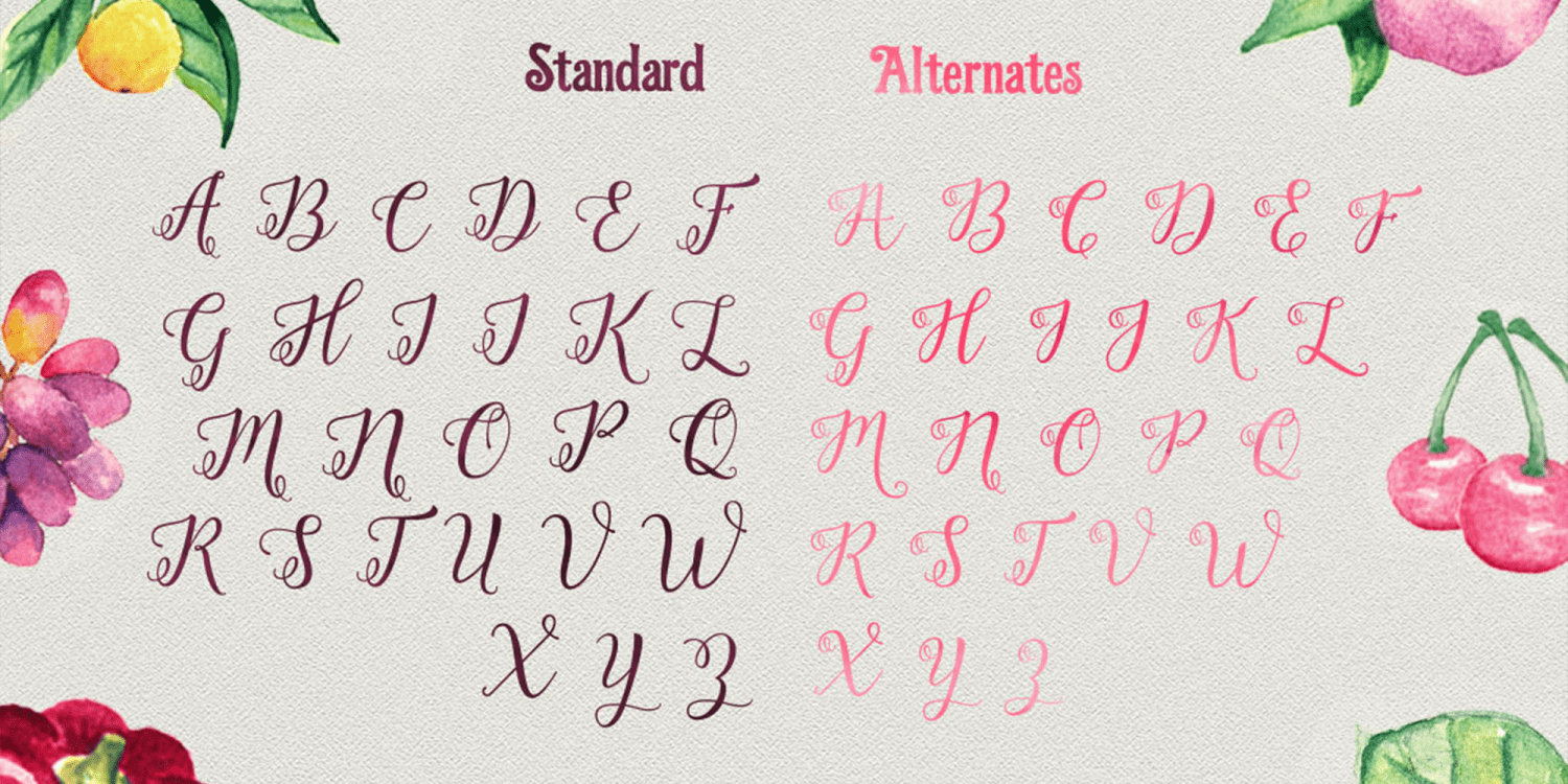 Octavia Script Font Poster #1