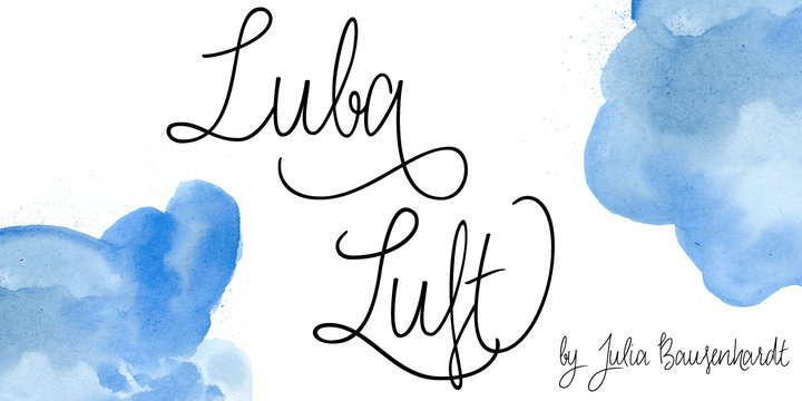 Luba Luft Font Poster #1
