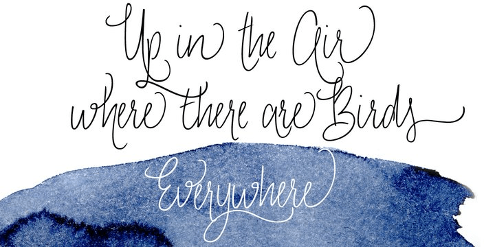 Luba Luft Font Poster #1