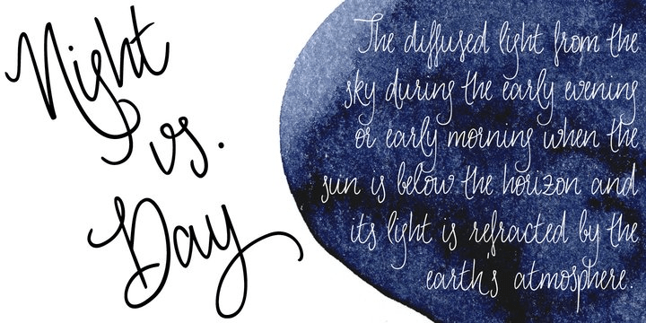 Luba Luft Font Poster #1