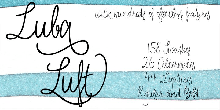 Luba Luft Font Poster #1