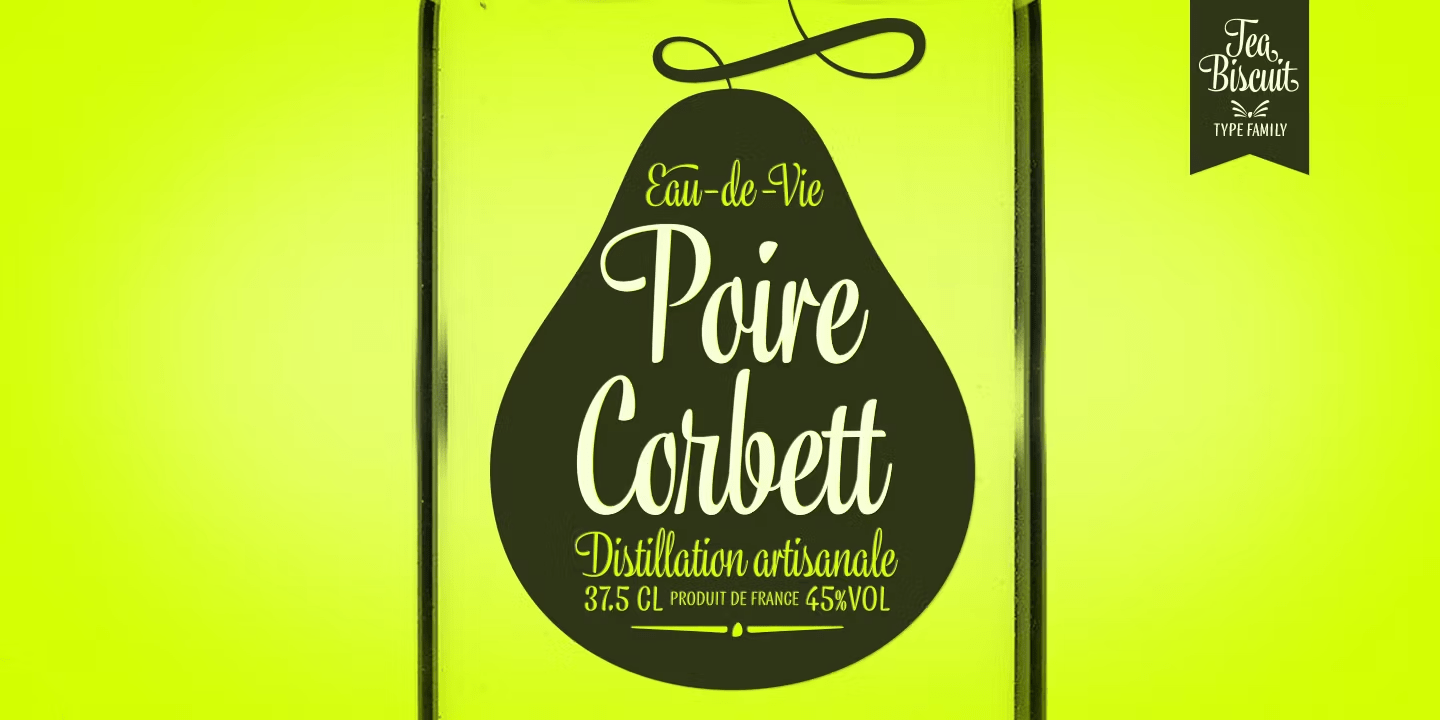 Tea Biscuit Font Poster #1