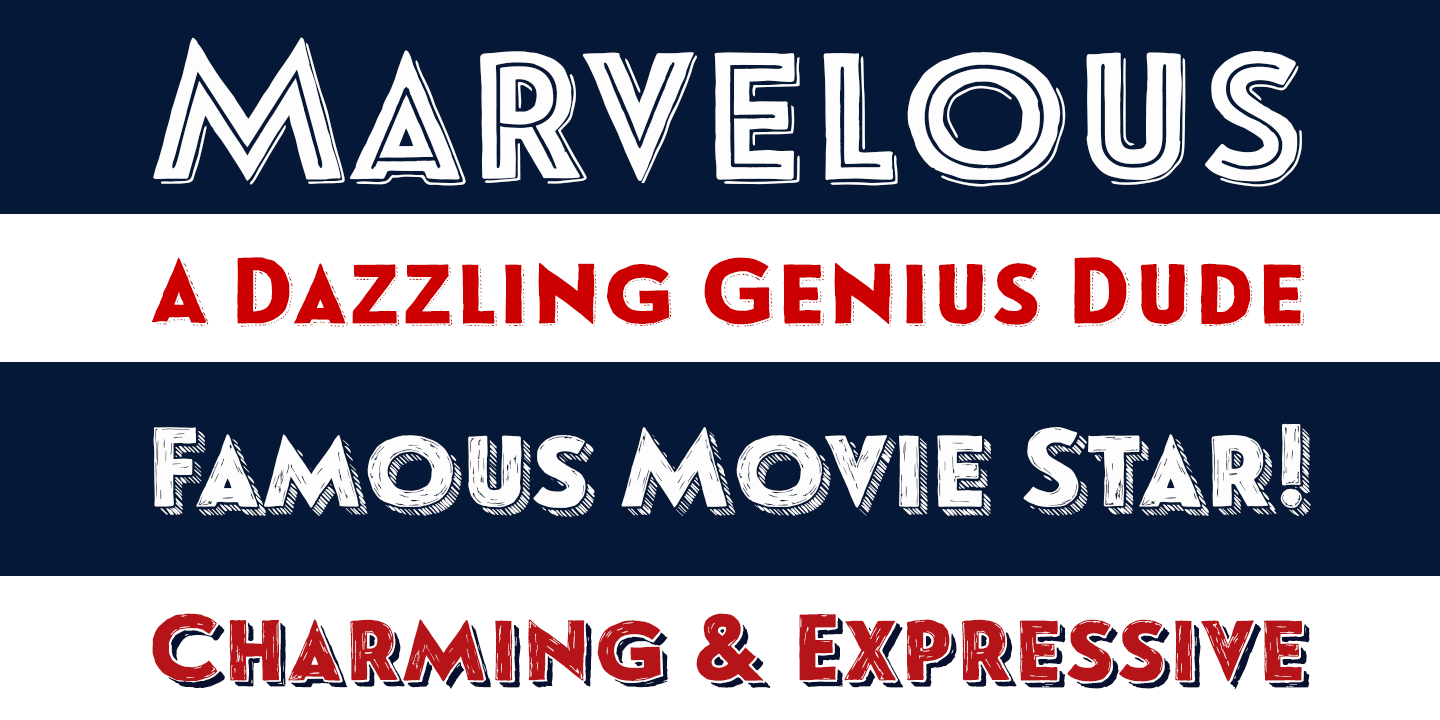 Le Havre Hand Font Poster #1