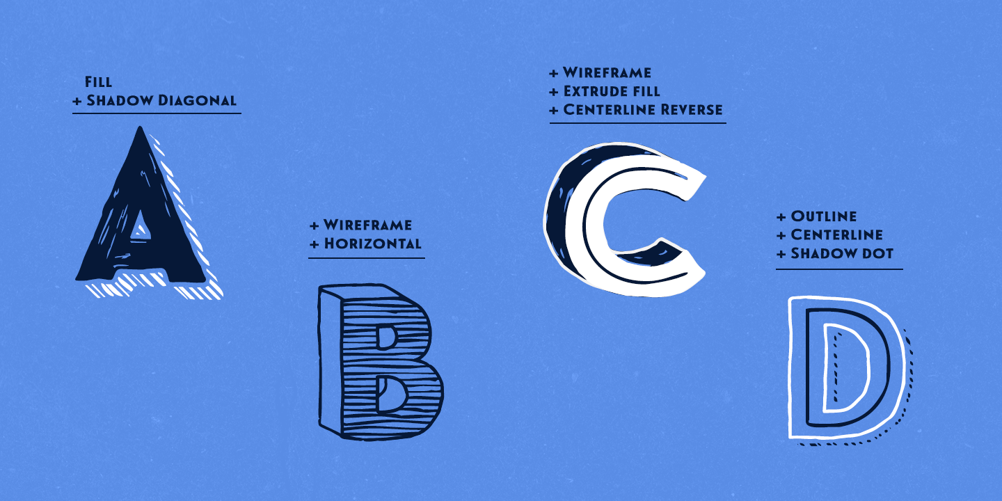 Le Havre Hand Font Poster #1