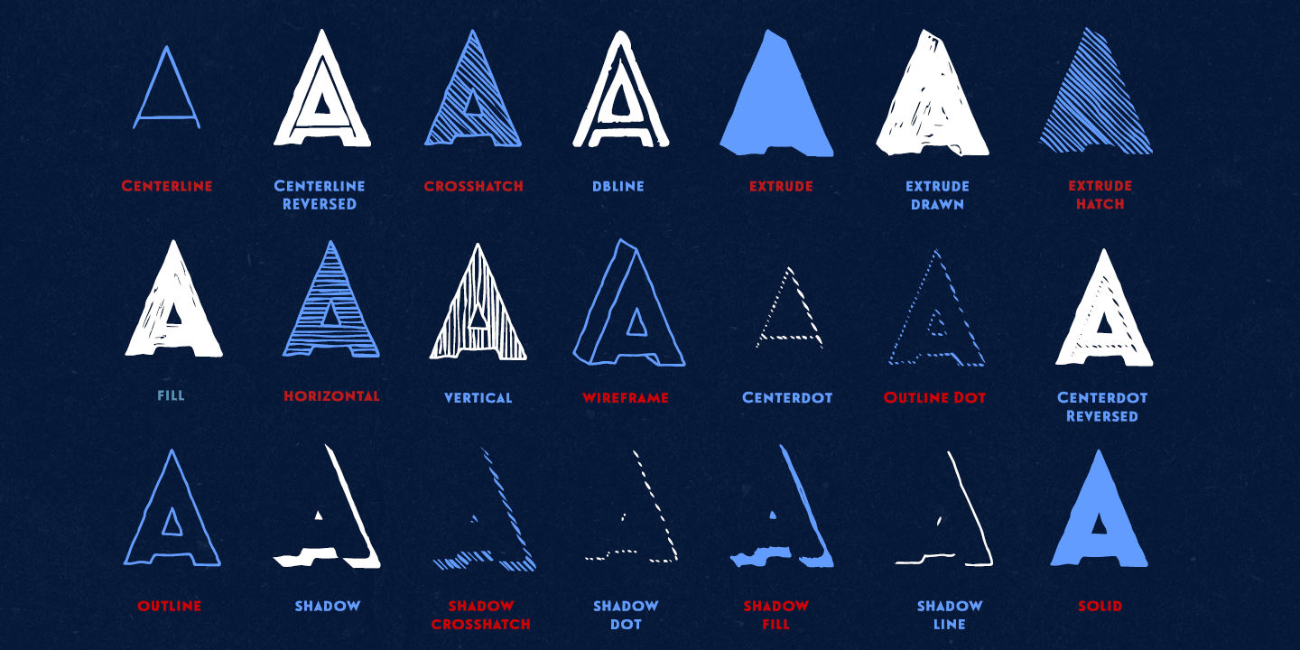 Le Havre Hand Font Poster #1