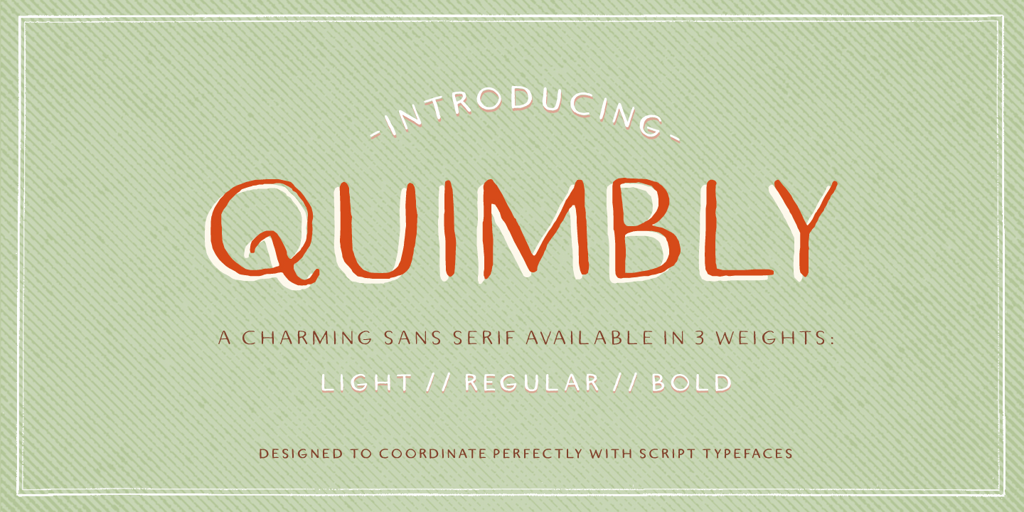 Quimbly Font Poster #1