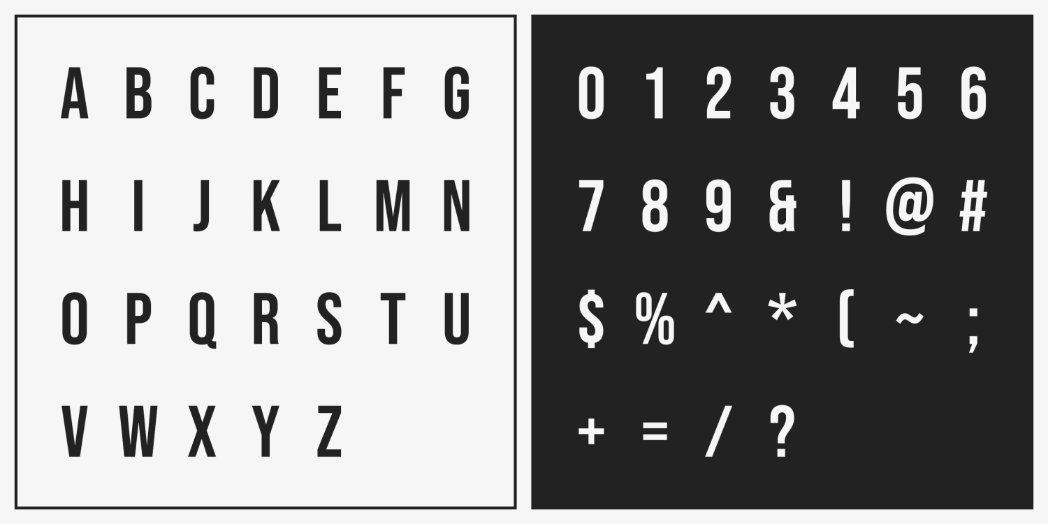 Bebas Neue Font Poster #2