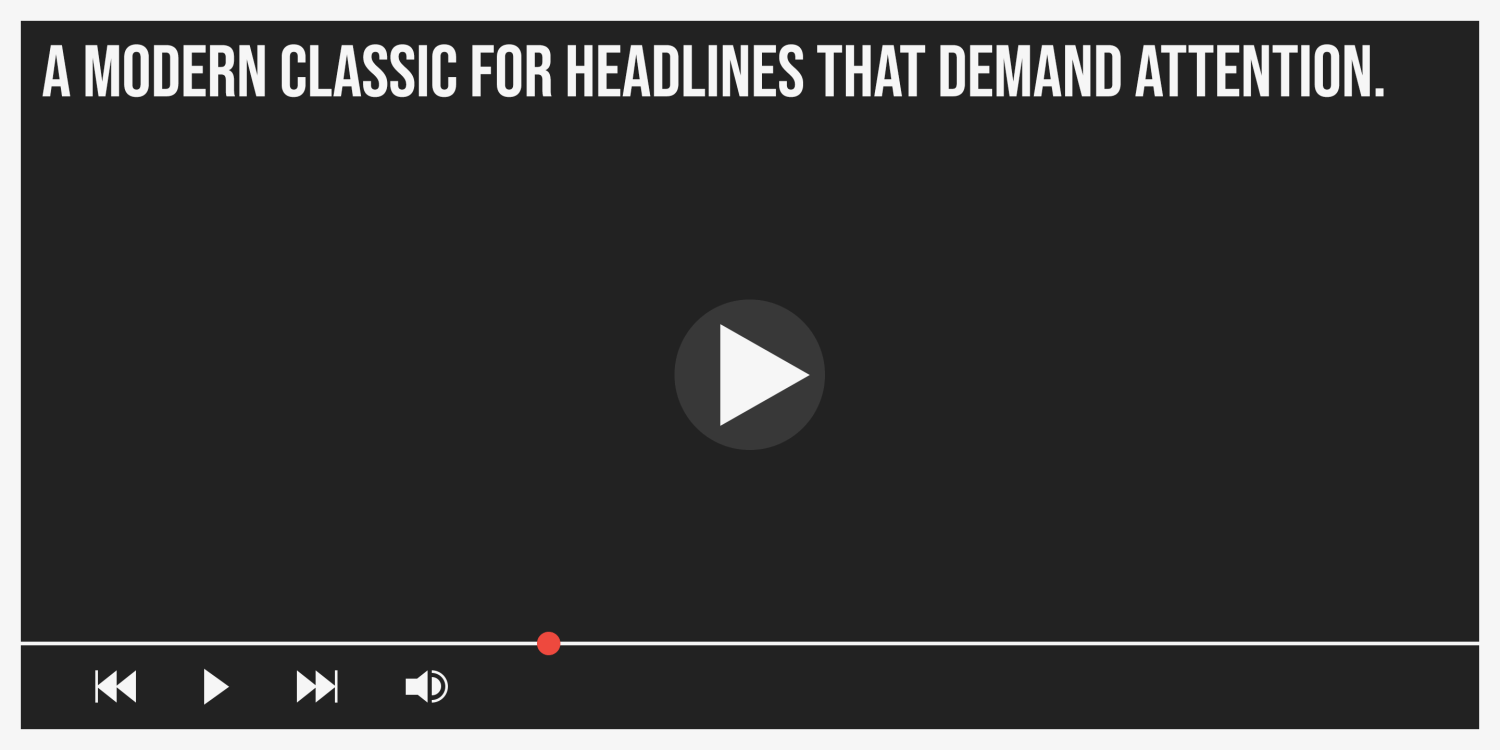 Bebas Neue Font Poster #7