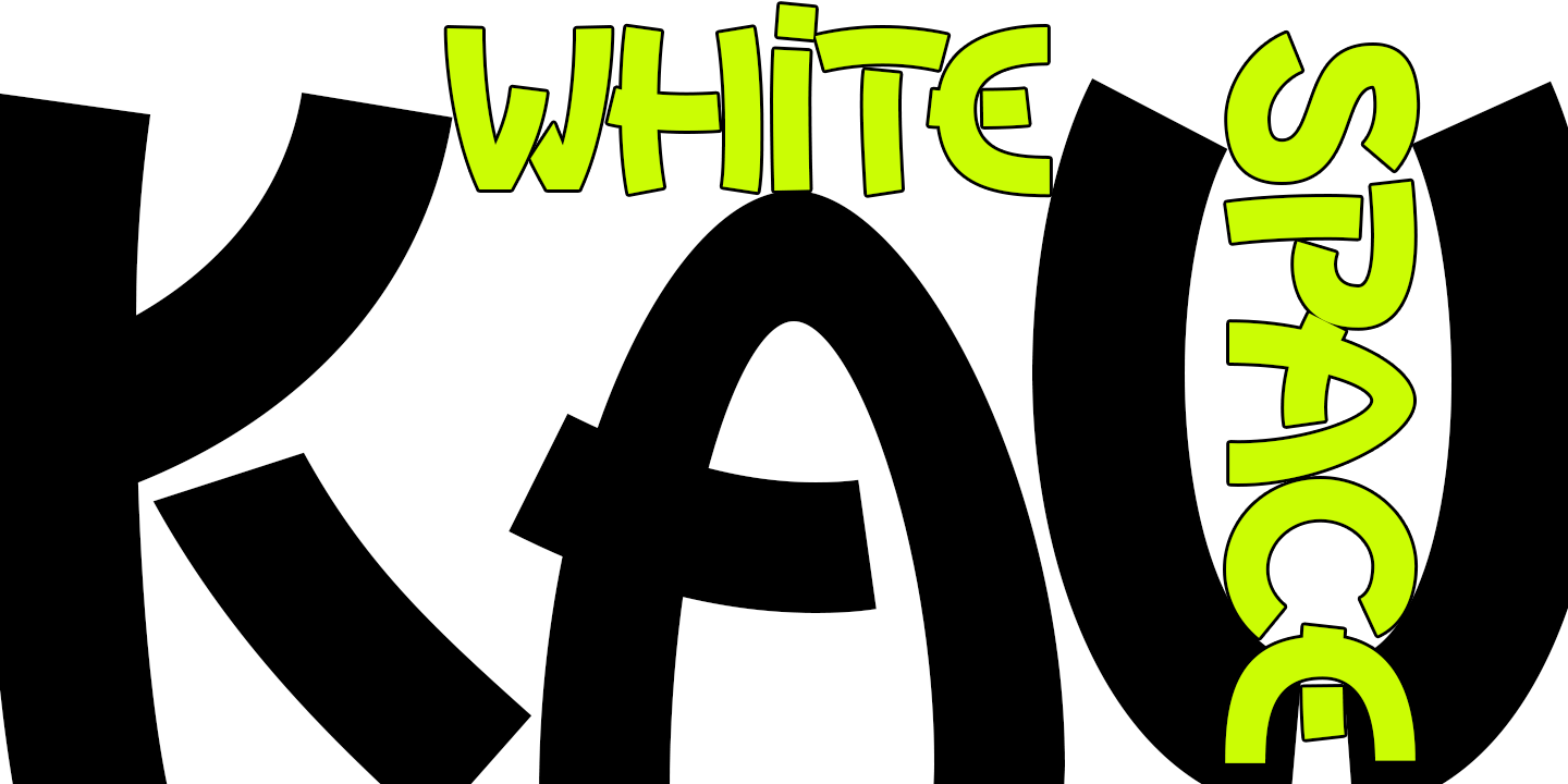 Kau Font Poster #1