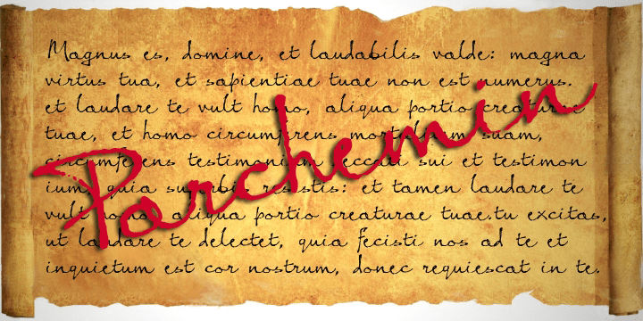 Parchemin Font Poster #1