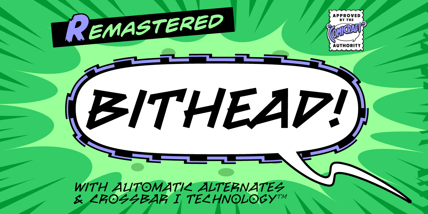 Bithead Font Poster #1