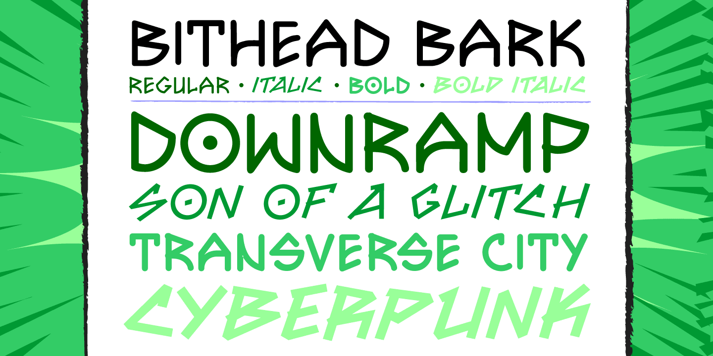 Bithead Font Poster #1