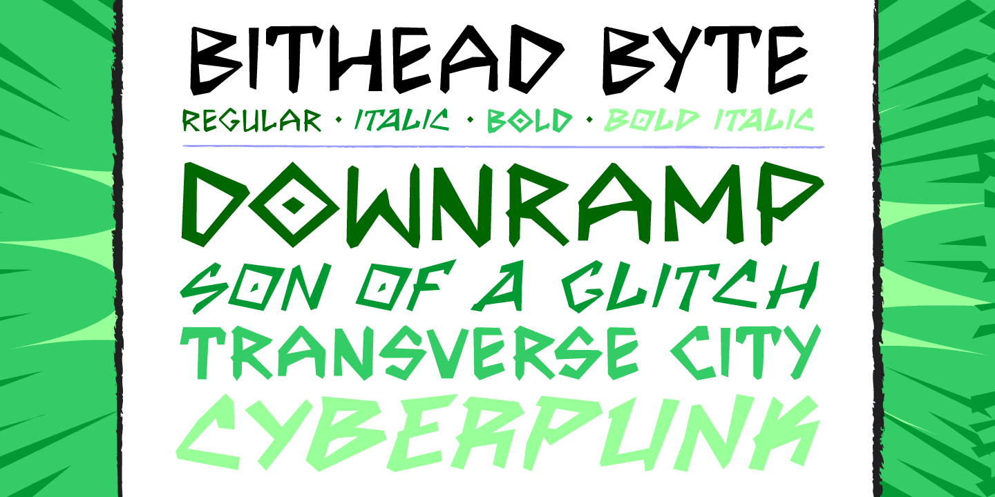 Bithead Font Poster #1