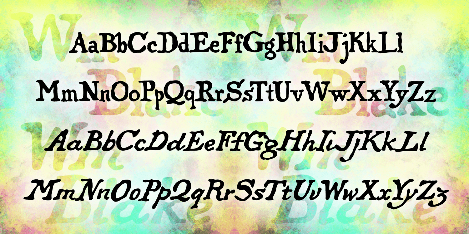 WM Blake Font Family Poster