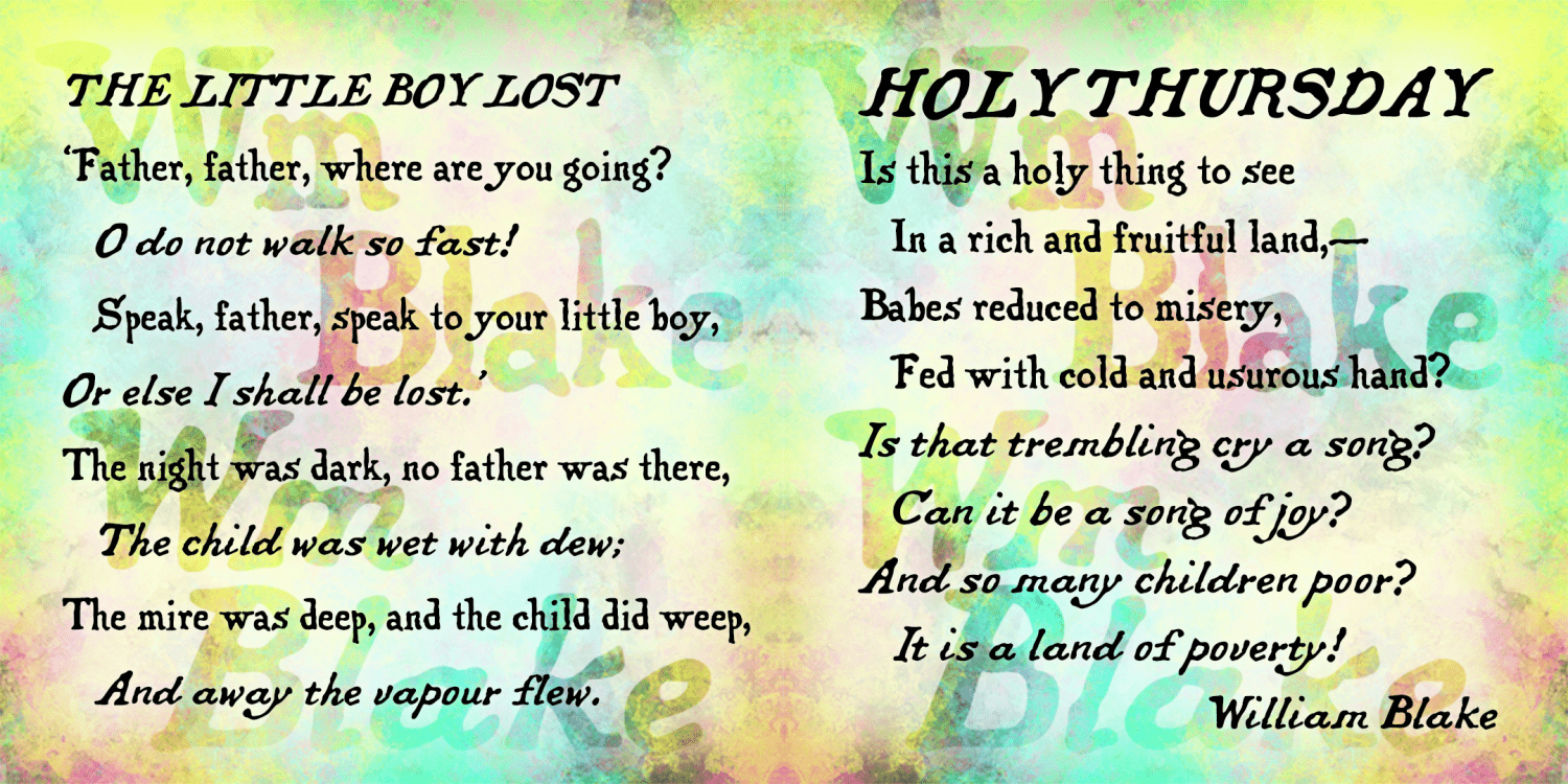 WM Blake Font Poster #2
