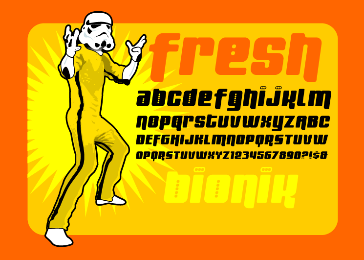 Fresh Bionik Font Poster #1
