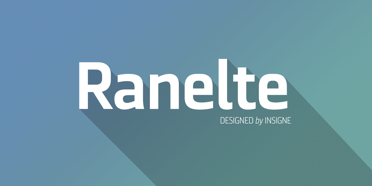 Ranelte Font Poster #1
