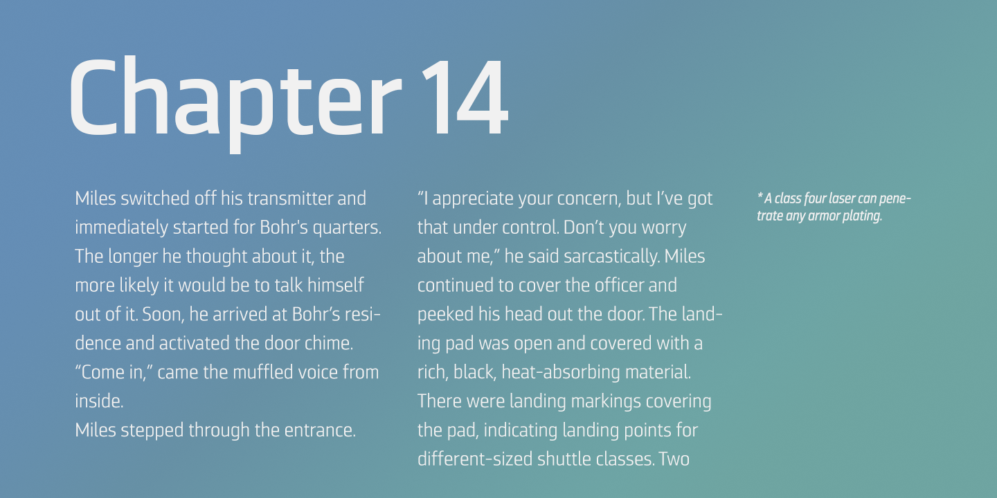 Ranelte Font Poster #1