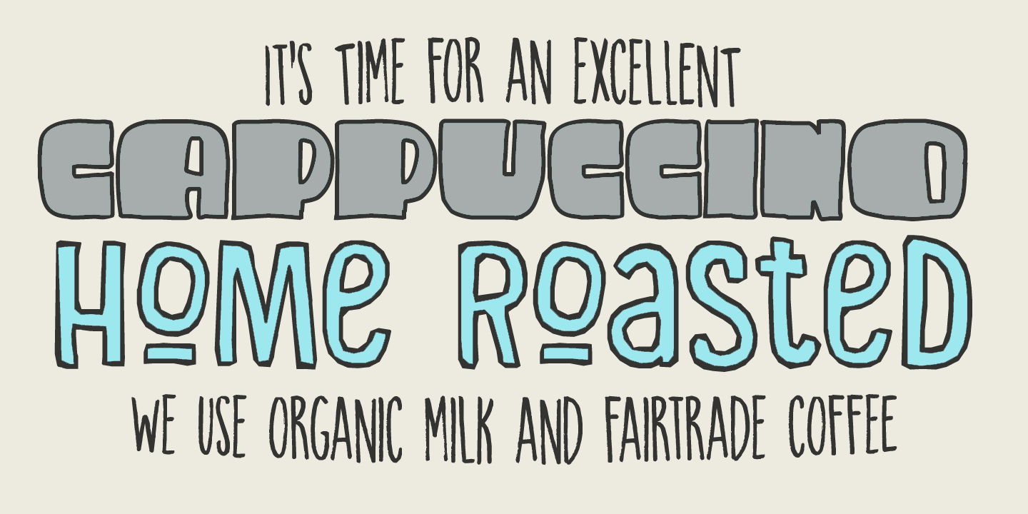 Food Truck Font Poster #1