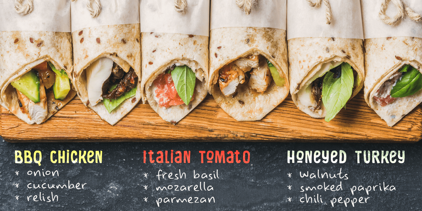 Food Truck Font Poster #1