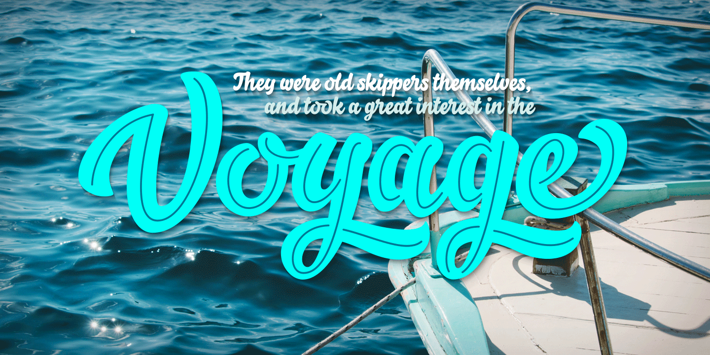 Salty Font Poster #1