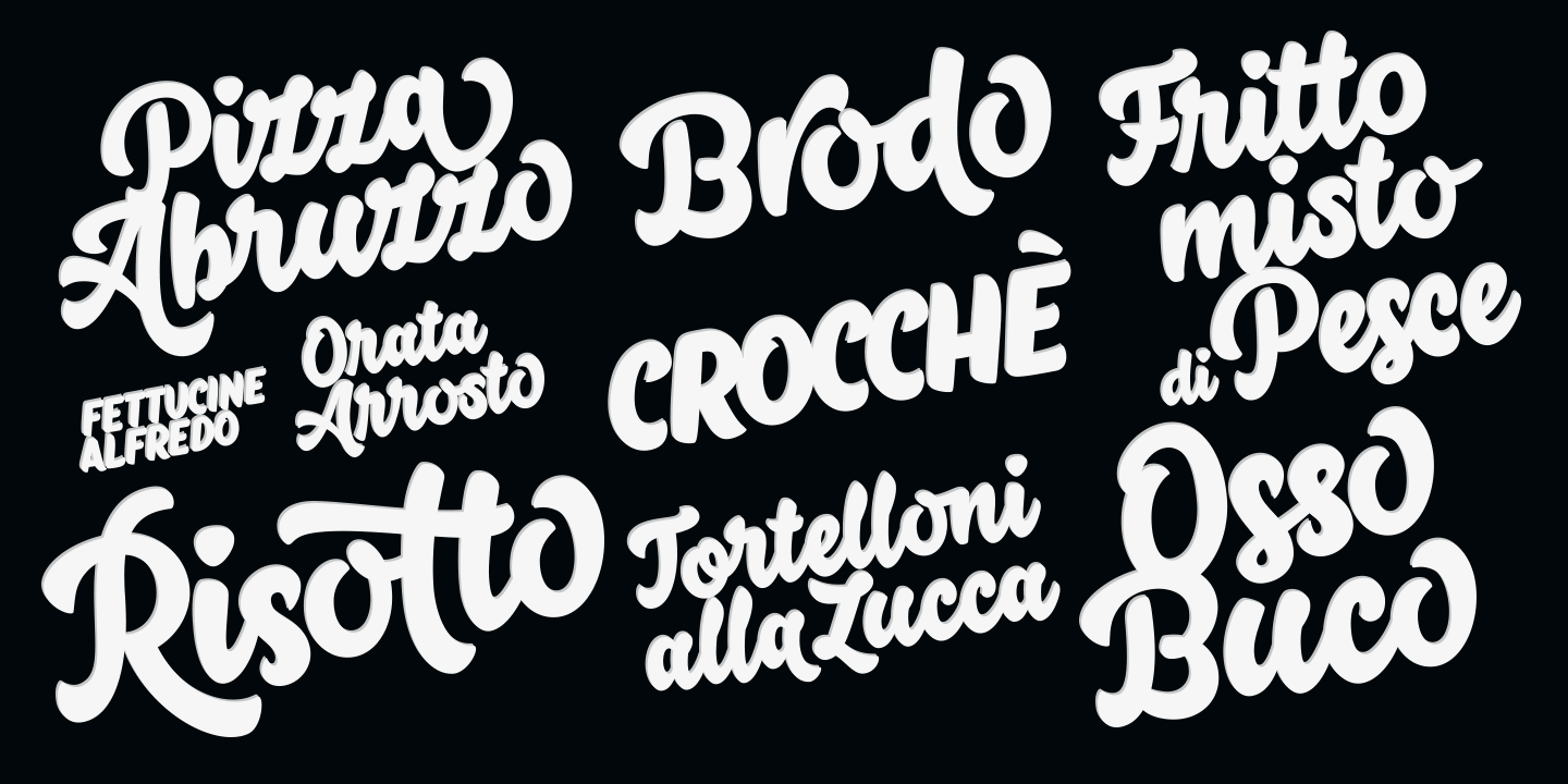 Salty Font Poster #1