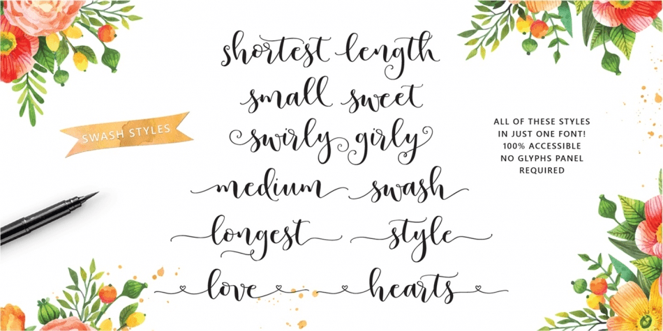 Lemons Mangos Sunshine Font Poster #1