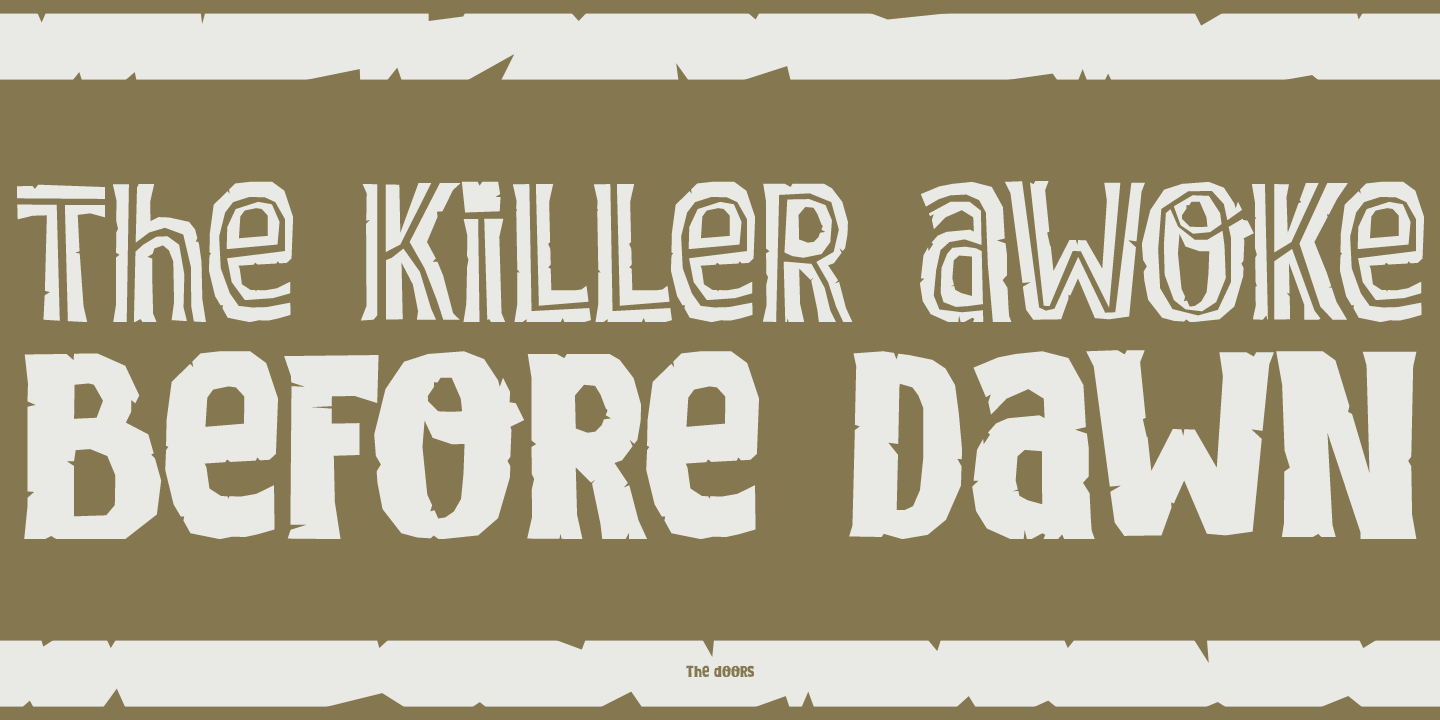 Bonedigger Font Poster #1