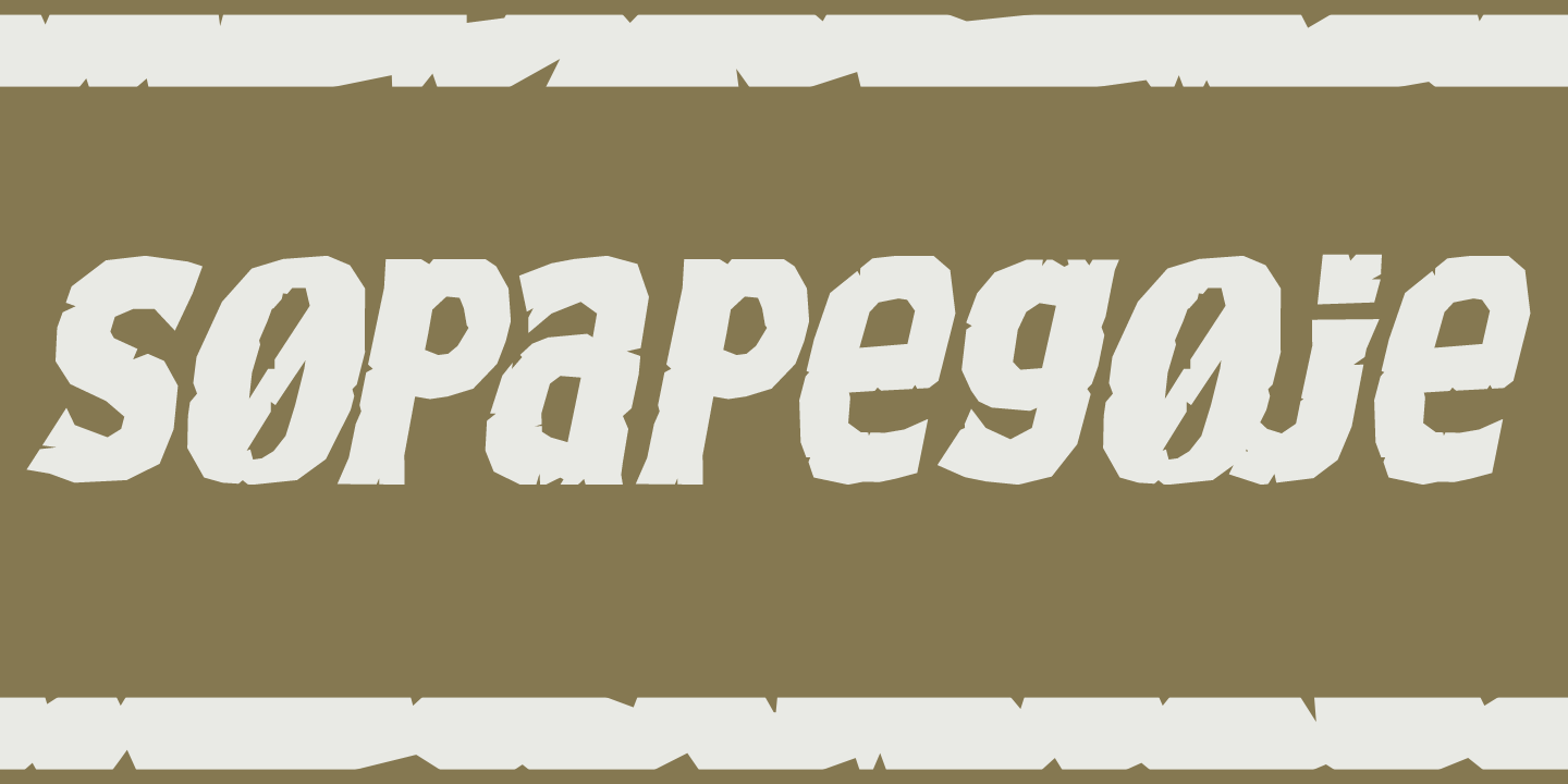 Bonedigger Font Poster #1