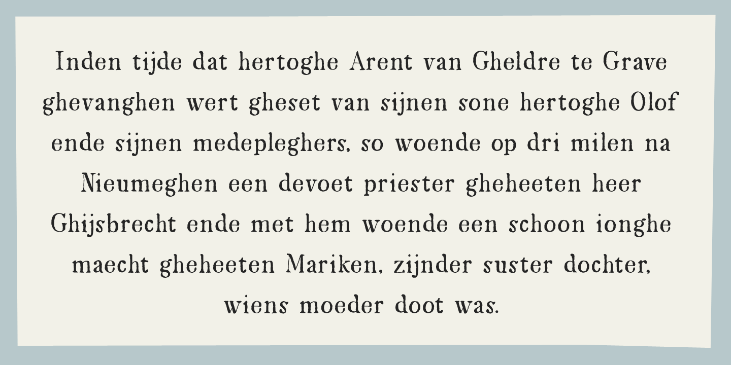 Mariken Font Poster #1