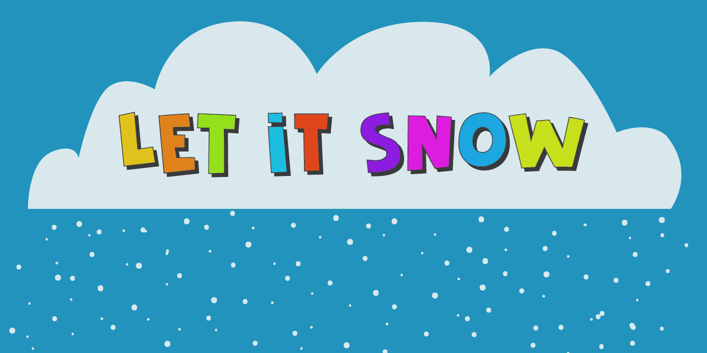 Frozen Memory Font Poster #1