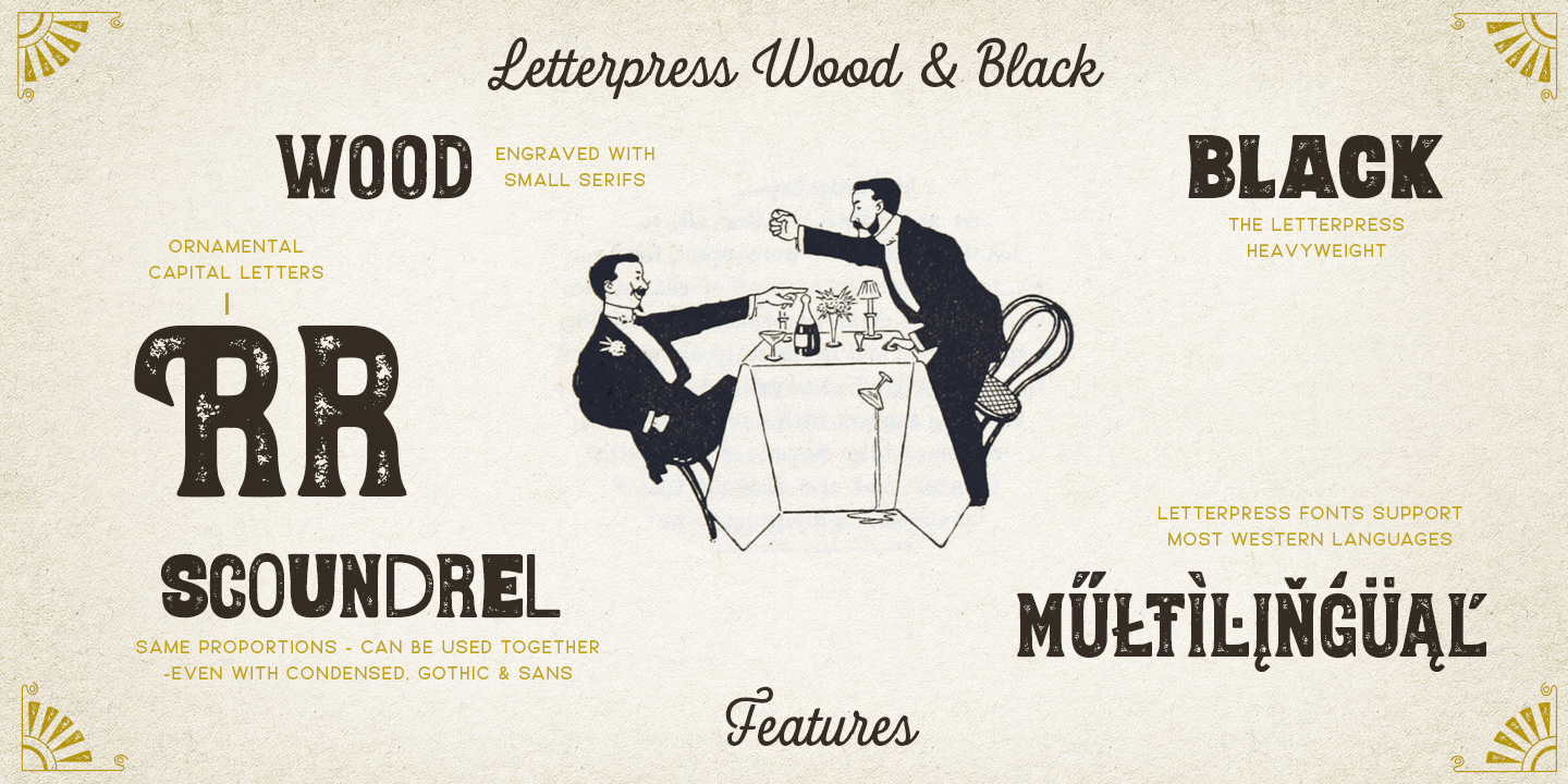 Letterpress Studio Font Poster #1