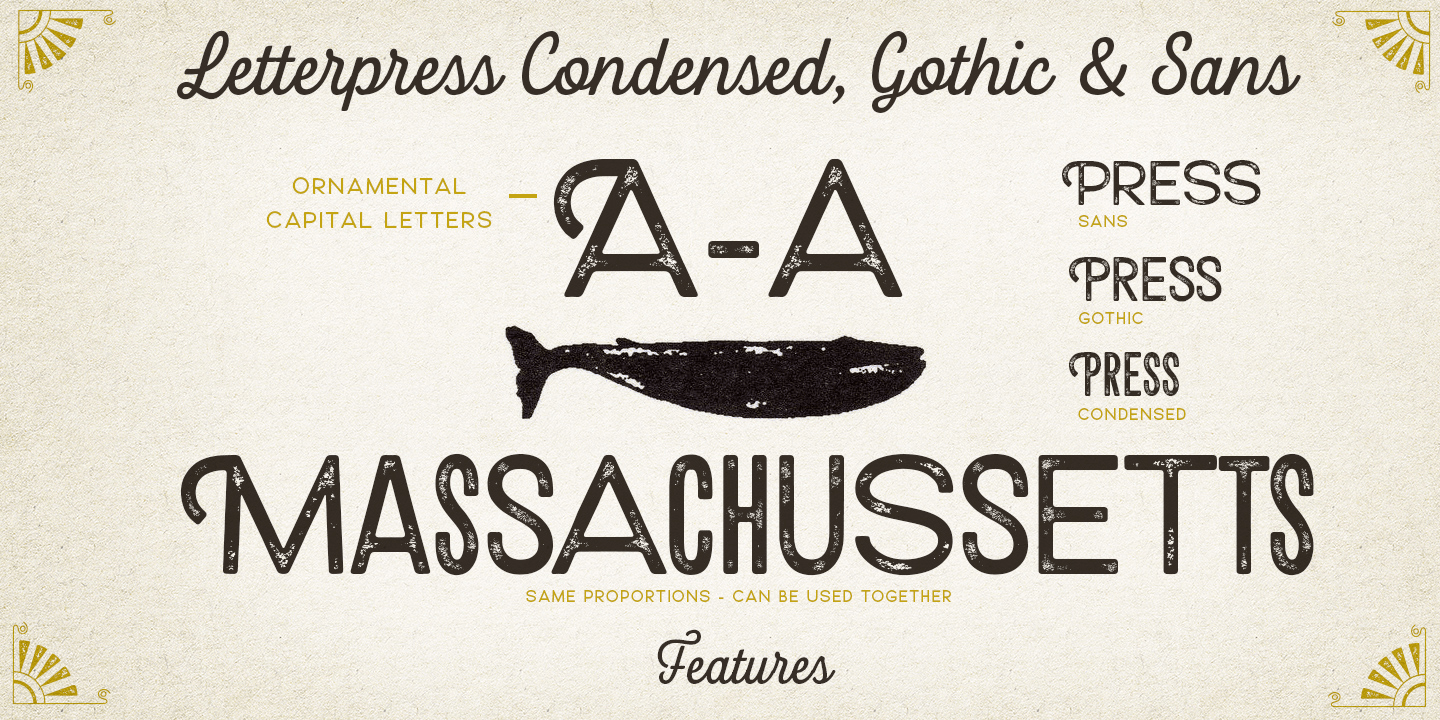 Letterpress Studio Font Poster #1