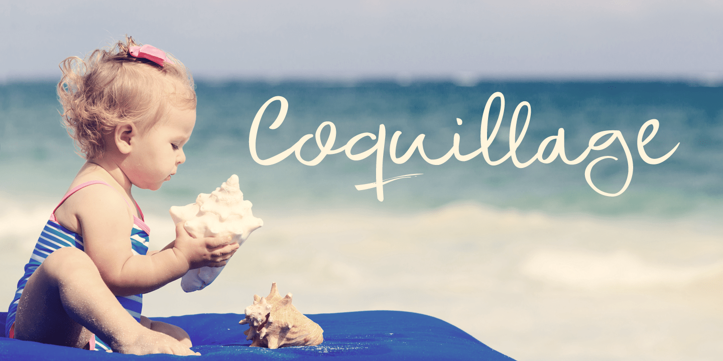 Coquillage Font Poster #1
