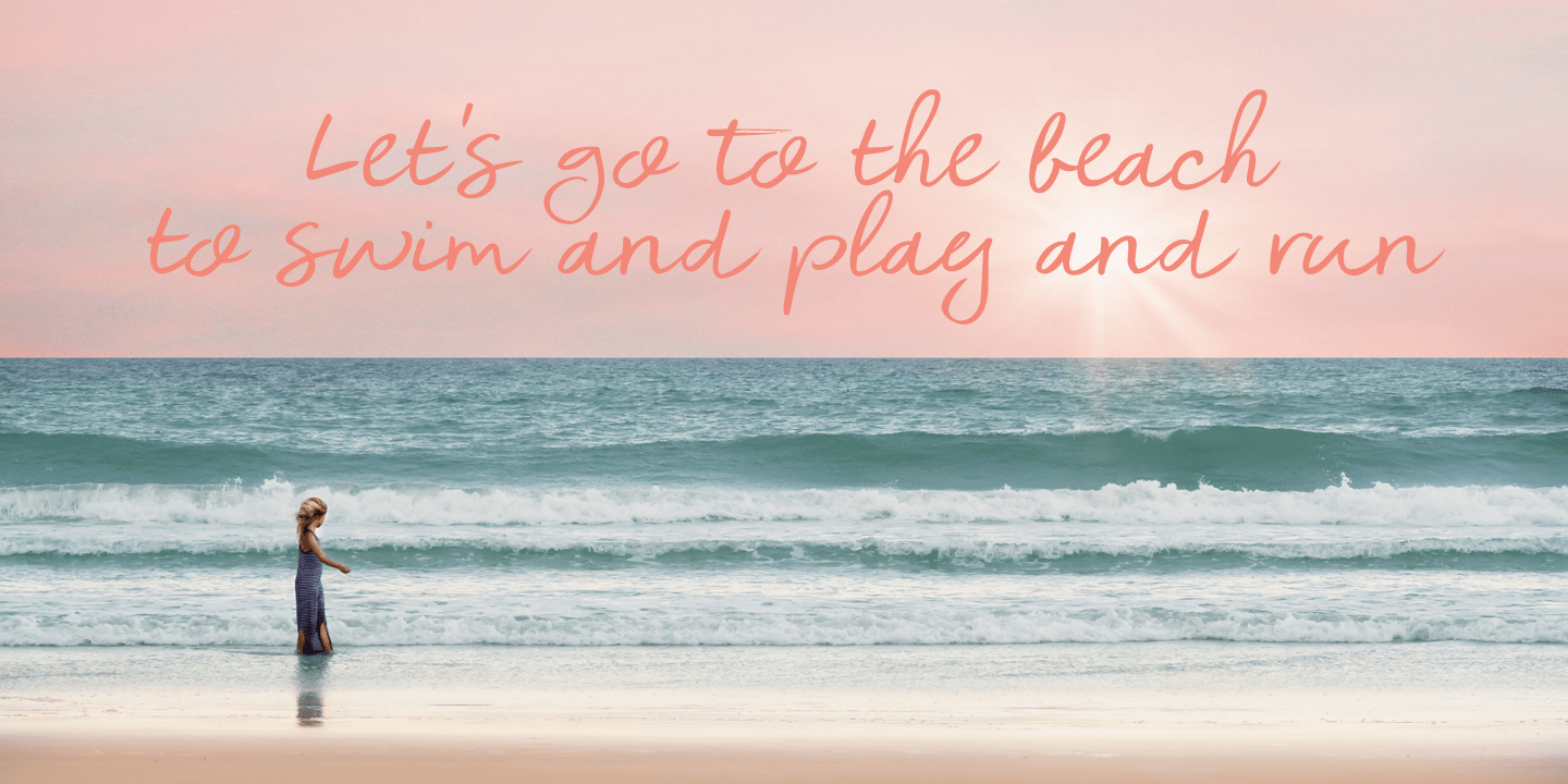 Coquillage Font Poster #1