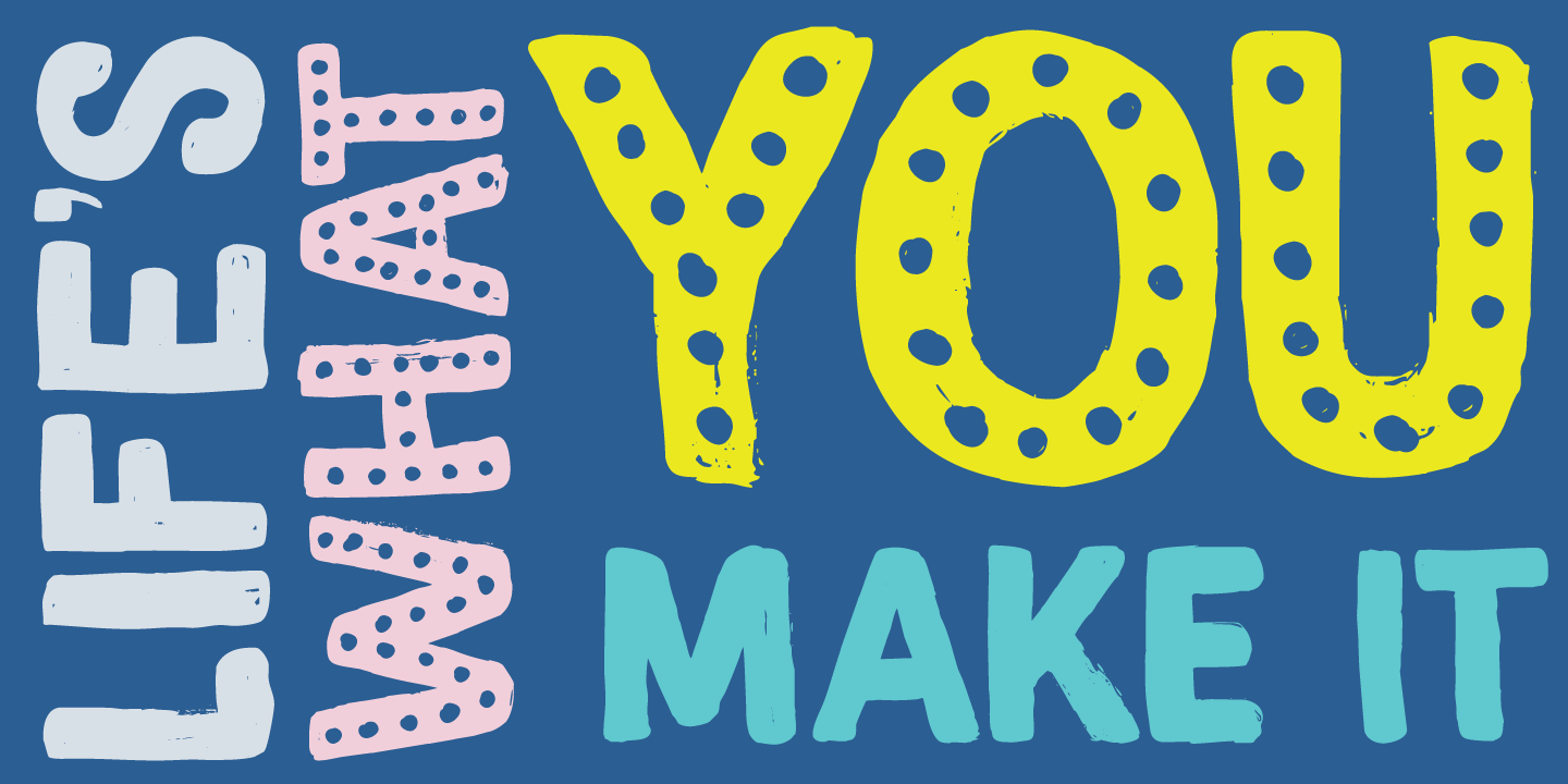 Magical Brush Font Poster #1