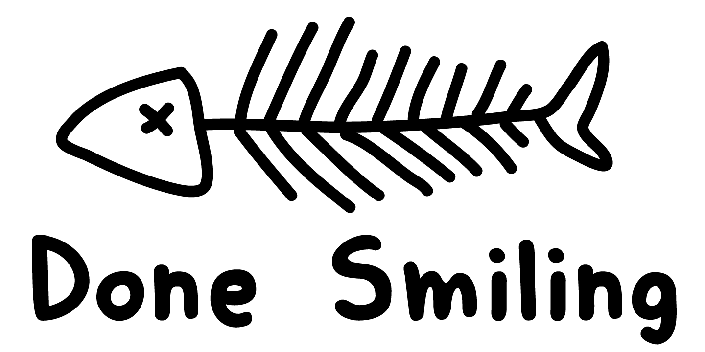 Smiling Cat Font Poster #1