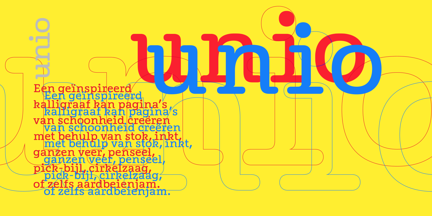 Unio Regular Font Poster #1