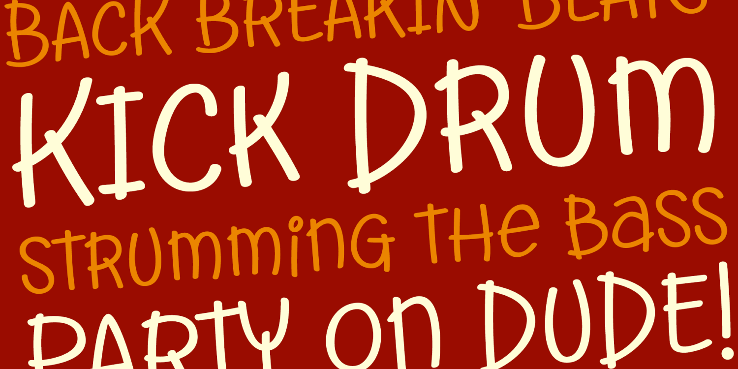 Roadie Font Poster #1