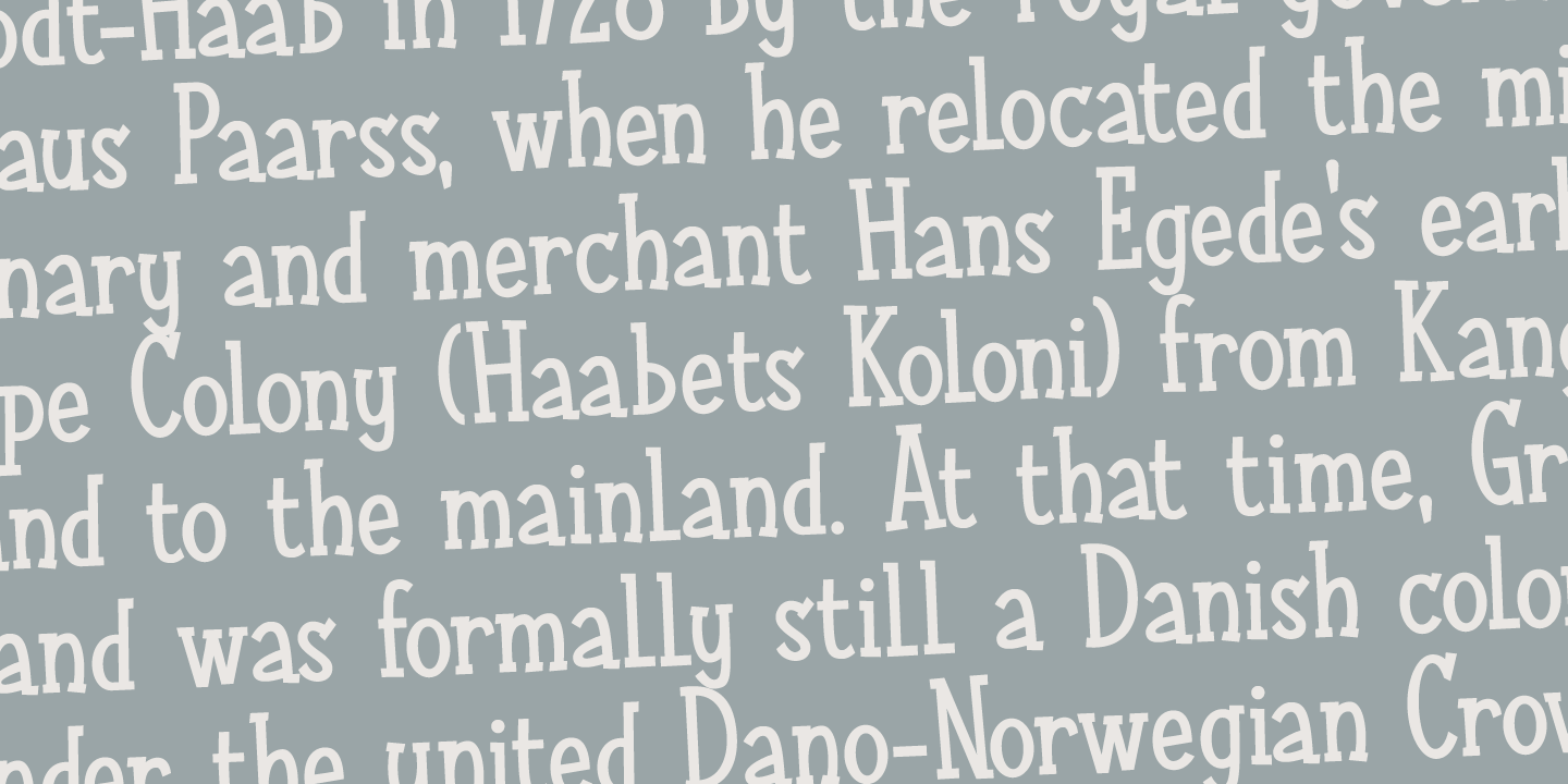 Nuuk Font Poster #1
