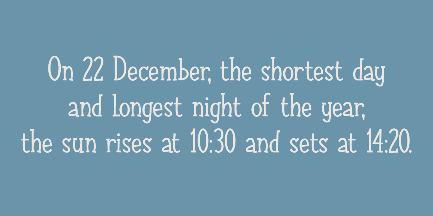 Nuuk Font Poster #1