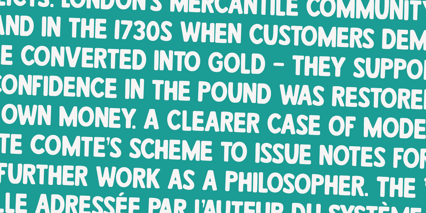 Crowd Funded Font Poster #1