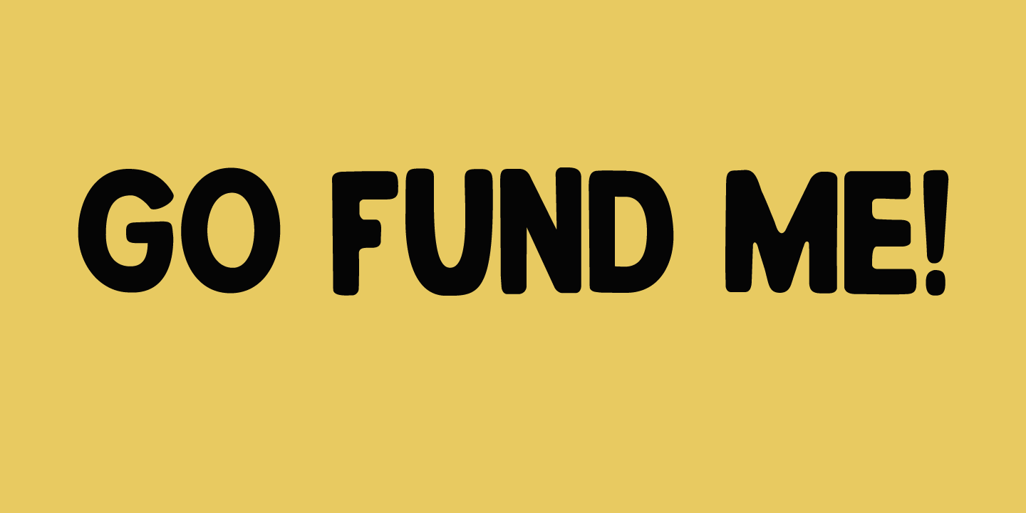 Crowd Funded Font Poster #1