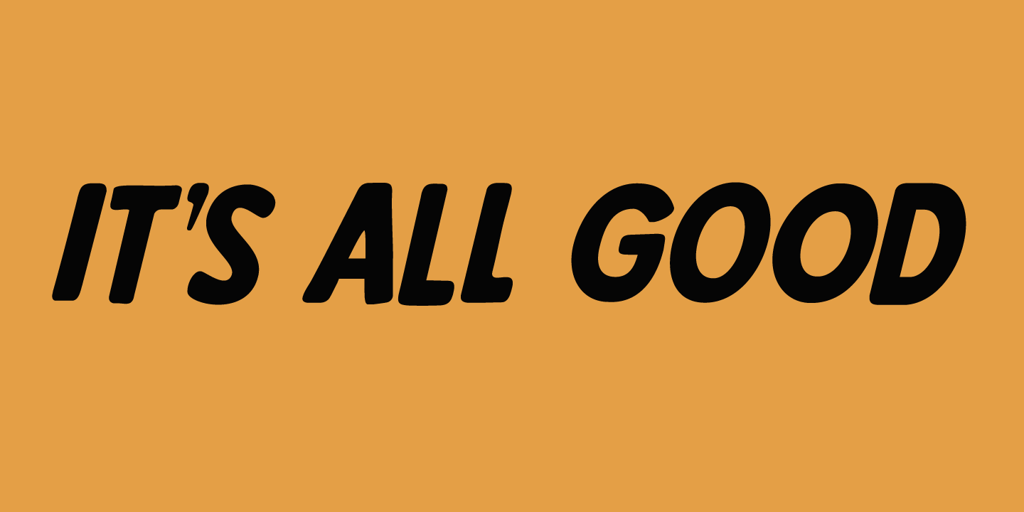 Crowd Funded Font Poster #1