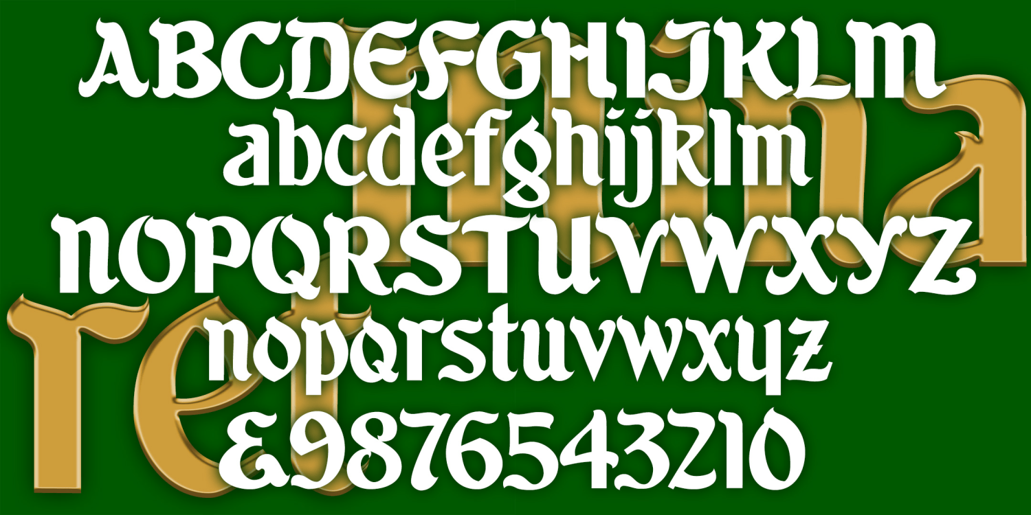 Minaret Font Family Poster