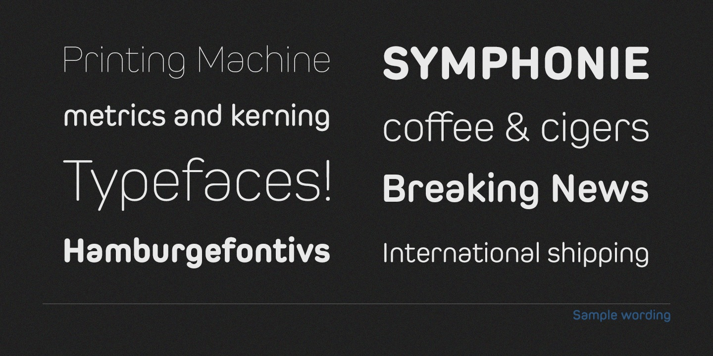 Pero Font Poster #1