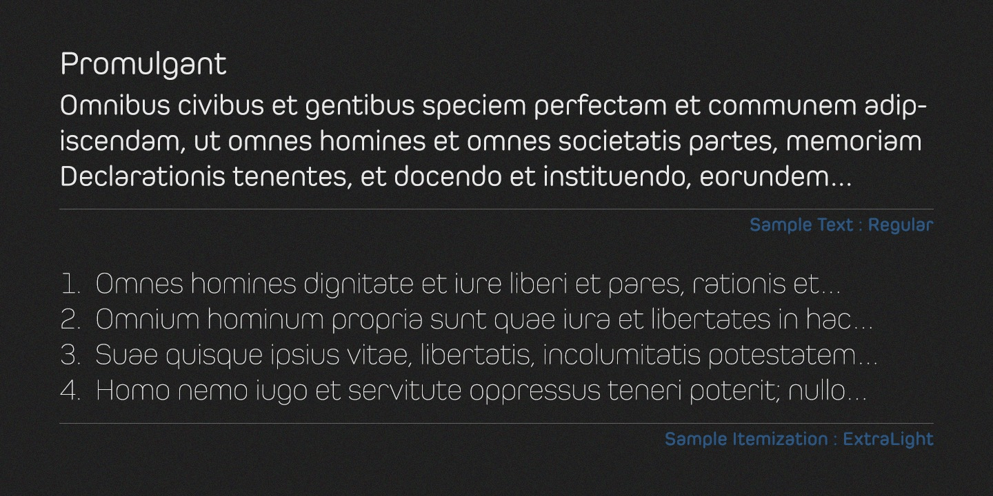 Pero Font Poster #1