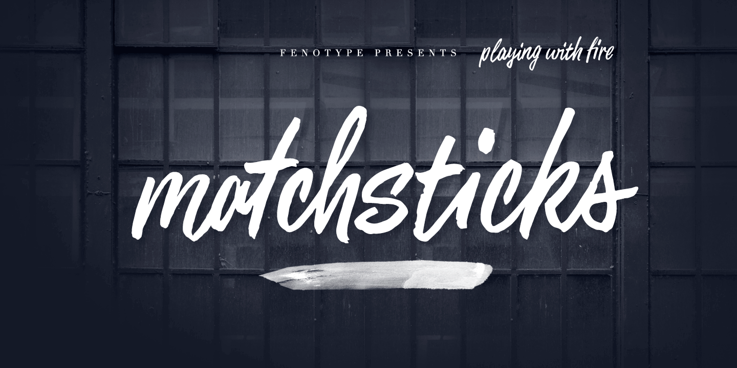 Matchstick Font Family Poster